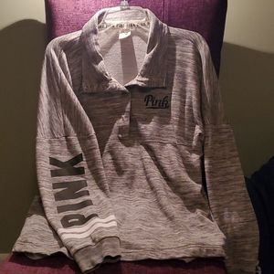 PINK- long sleeve Sweat Shirt